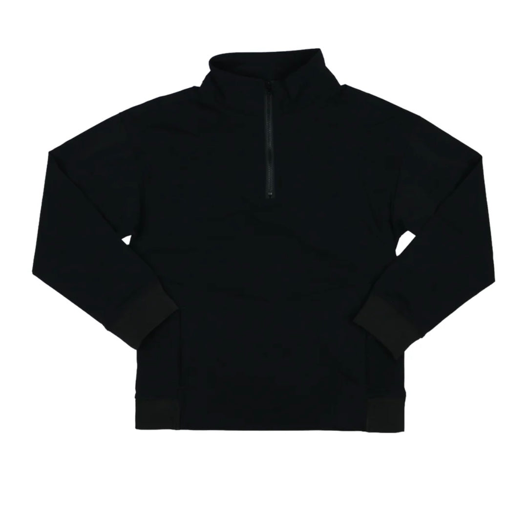 Black Performance 1/4 Zip Pullover