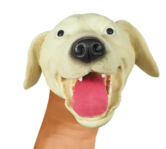 Schylling dog hand puppet for creative, interactive play
