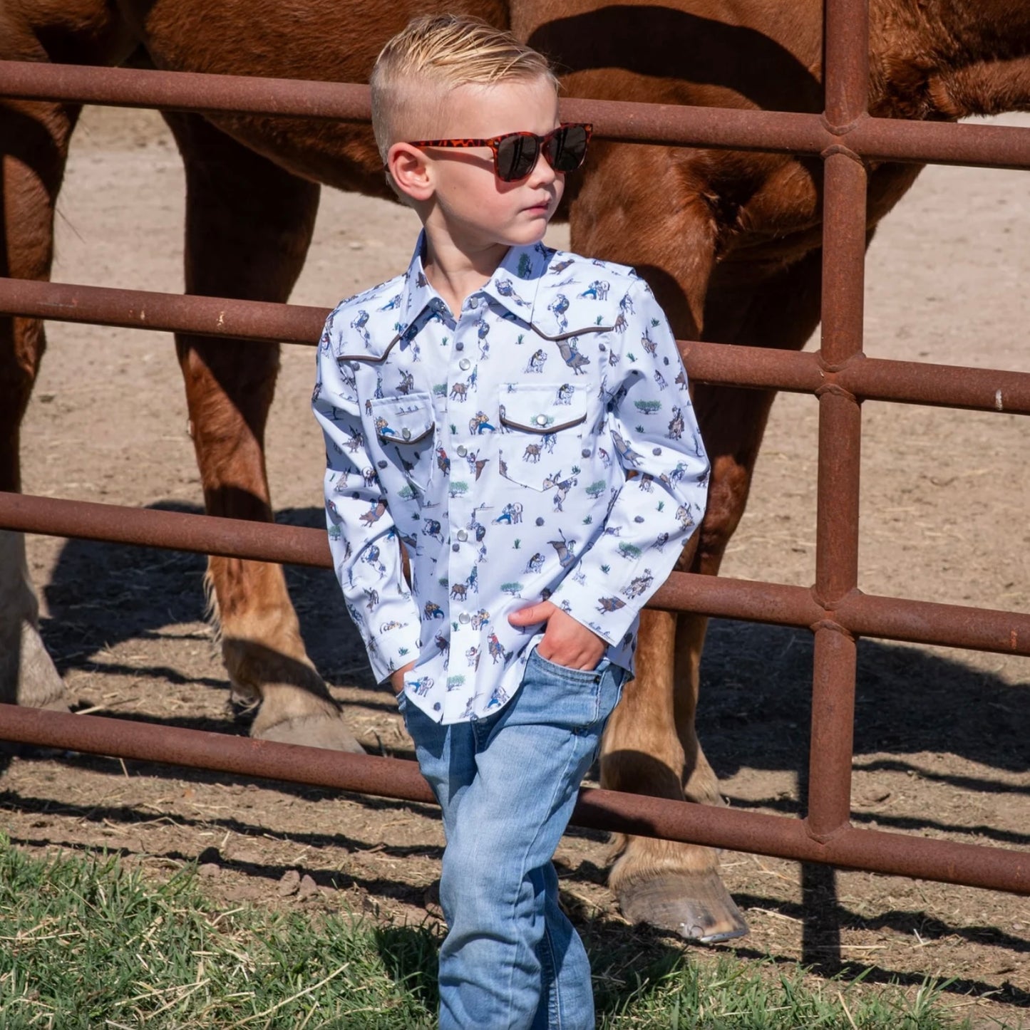 Rodeo Pearl Snap LS Shirt