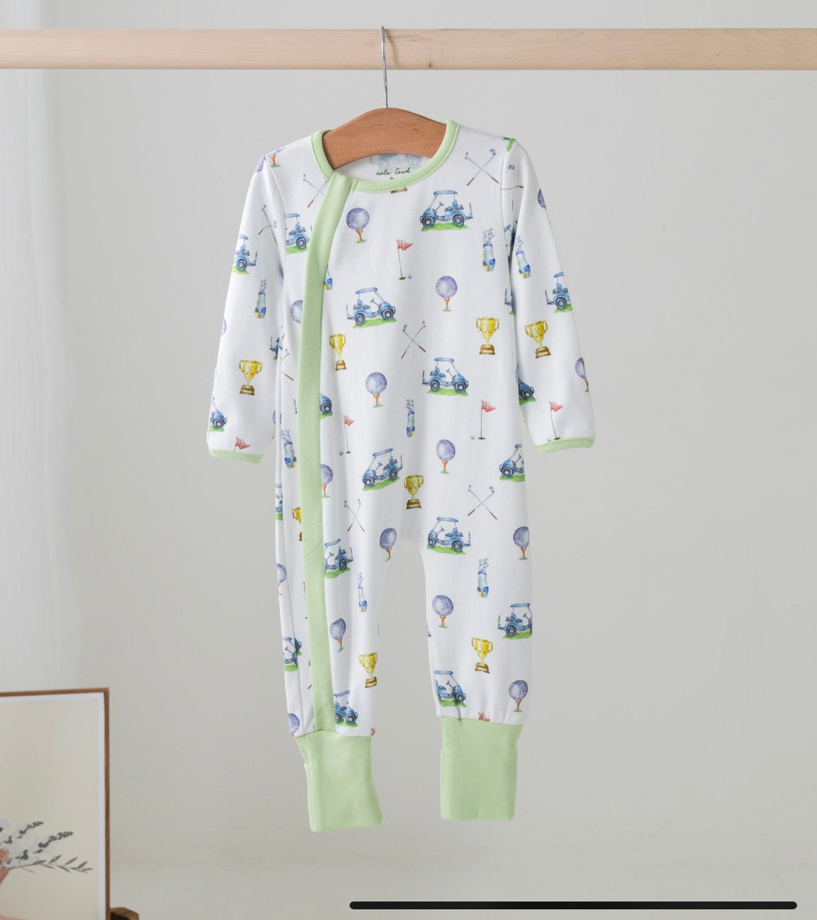 Cotton Pajama Zip Up 1pc-Masters