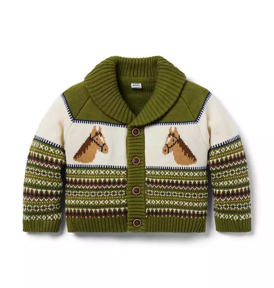 Heritage Rider Shawl Cardigan