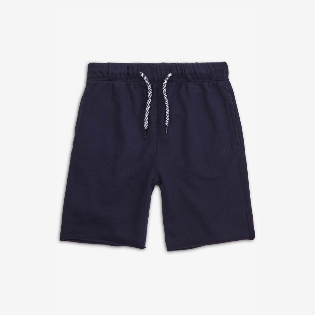 Navy Camp Shorts by Appaman, premium lightweight cotton-polyester blend