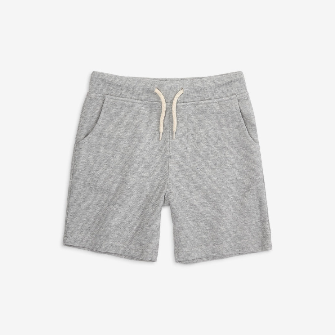 Preston Shorts in heather mist by Appaman, modern fit boys' shorts in neutral tone