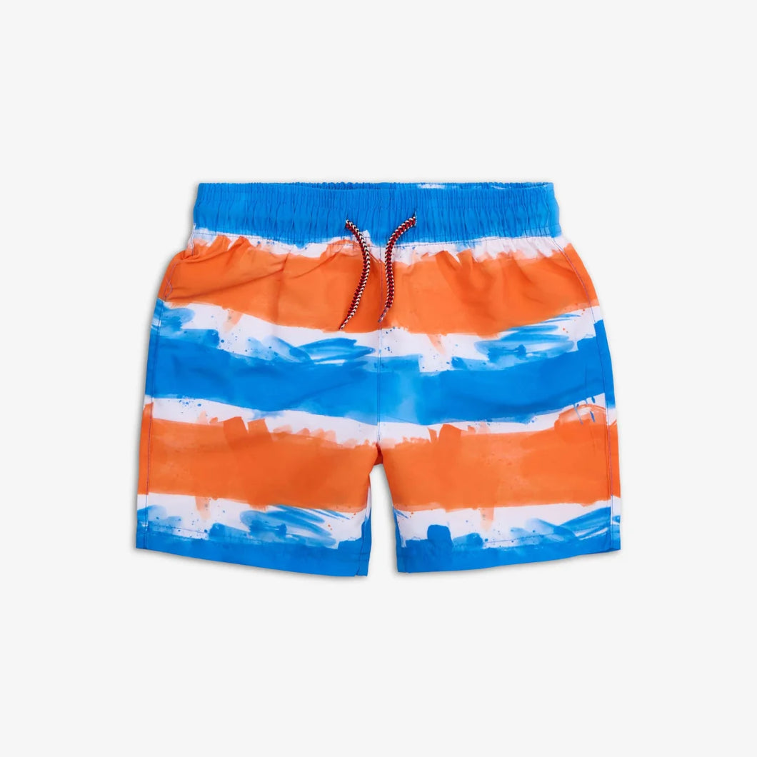 Painters Stripe Swim Trunks