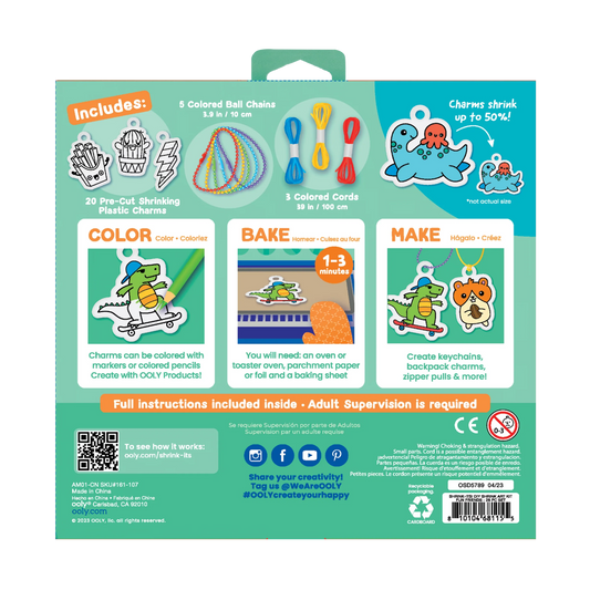 Shrink-Its! DIY Shrink Art Bracelet Kit- Fun Friends Friends