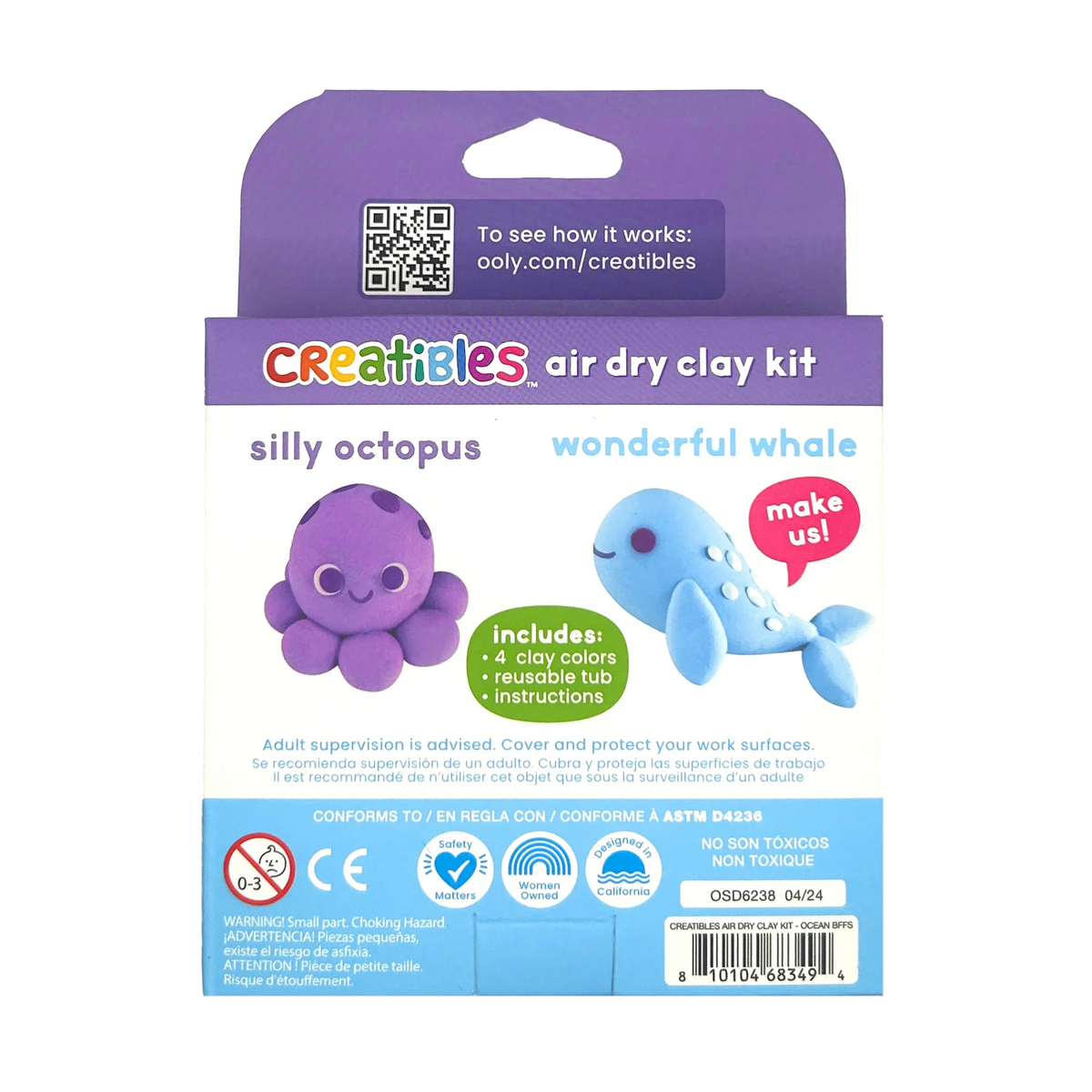 Creatibles Air Dry Clay Kit