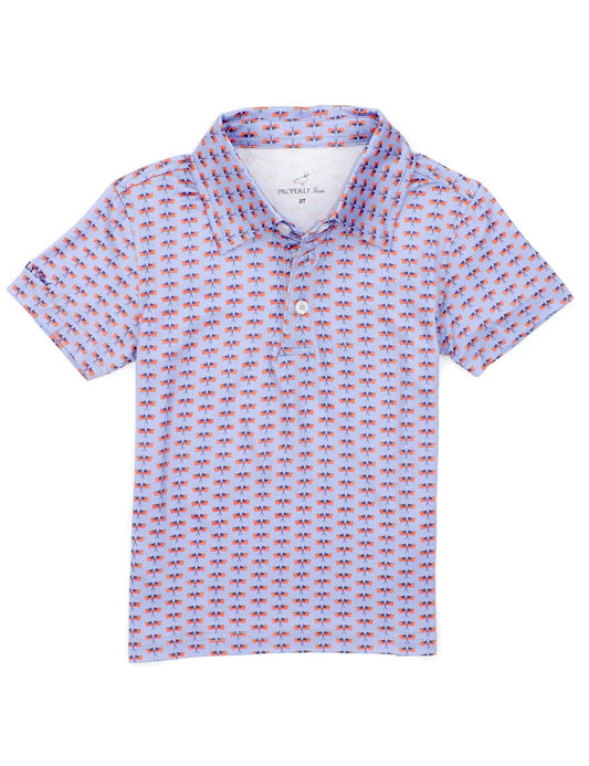 Inlet Polo - Freedom Flag
