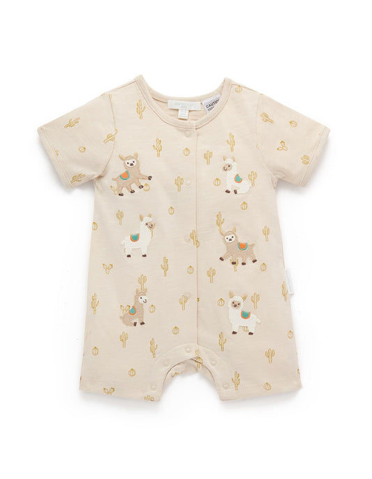 Llama Fiesta Short Growsuit