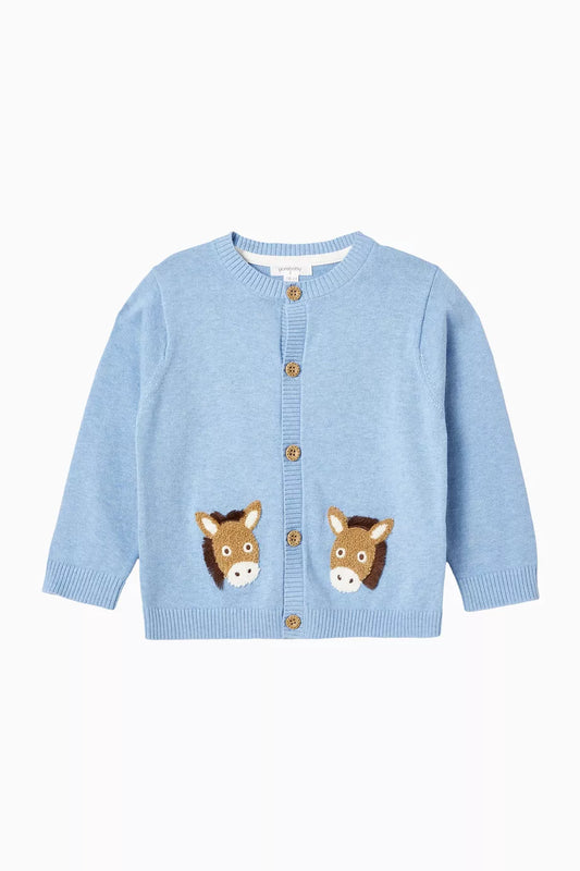 Fiesta Friends Cardigan - Caribbean Melange