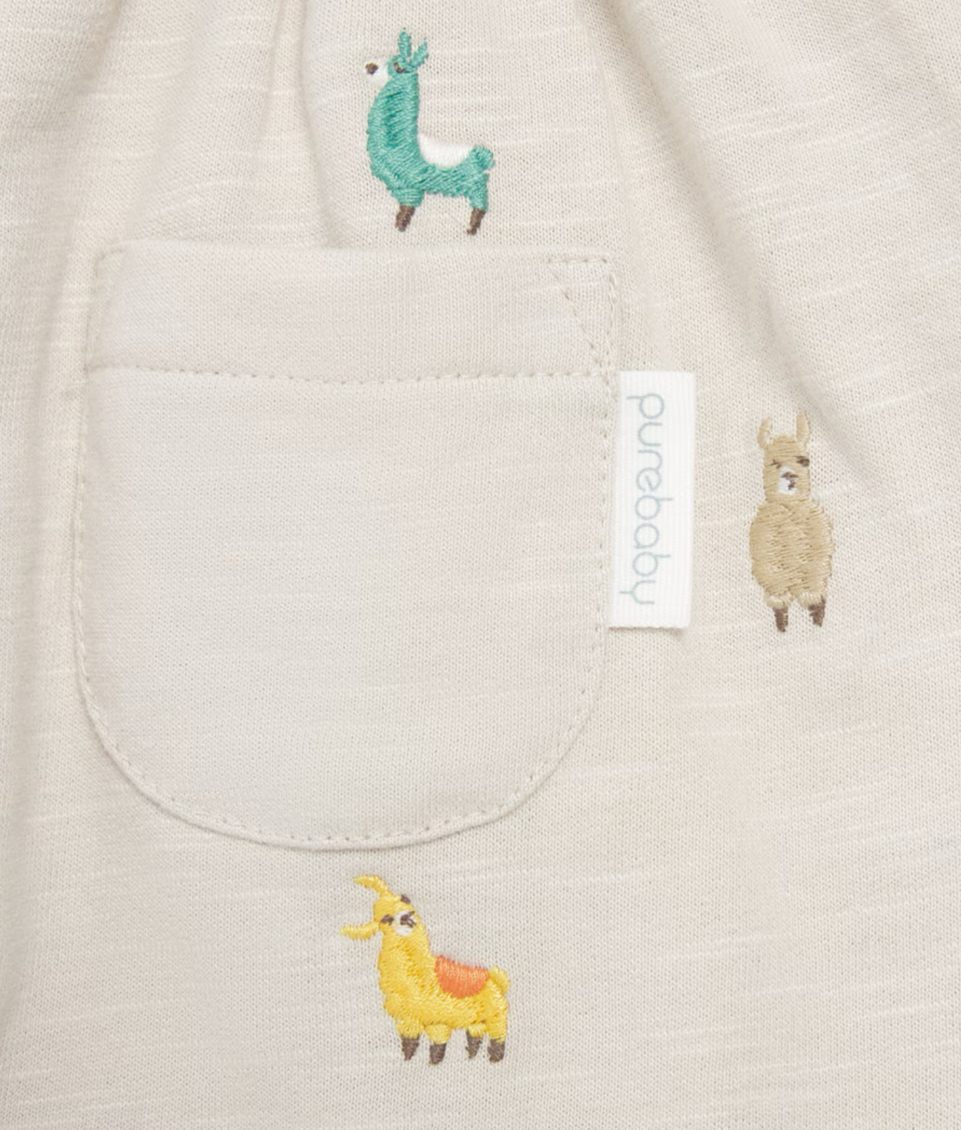 Llama Broderie Overall and Tee Set