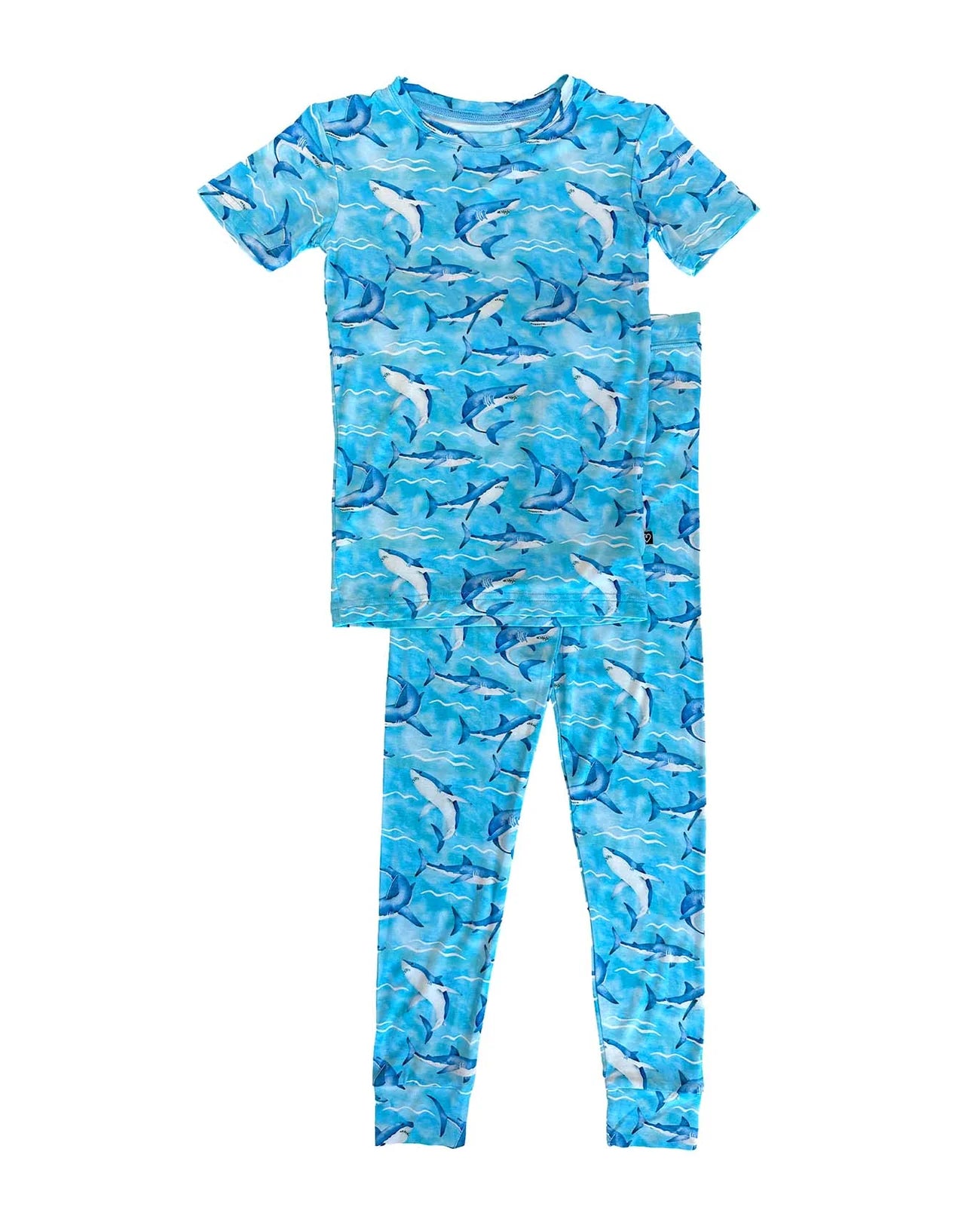 Justin 2 Piece Lounge Set in soft organic bamboo viscose, featuring tagless construction and snug stretchy fit
