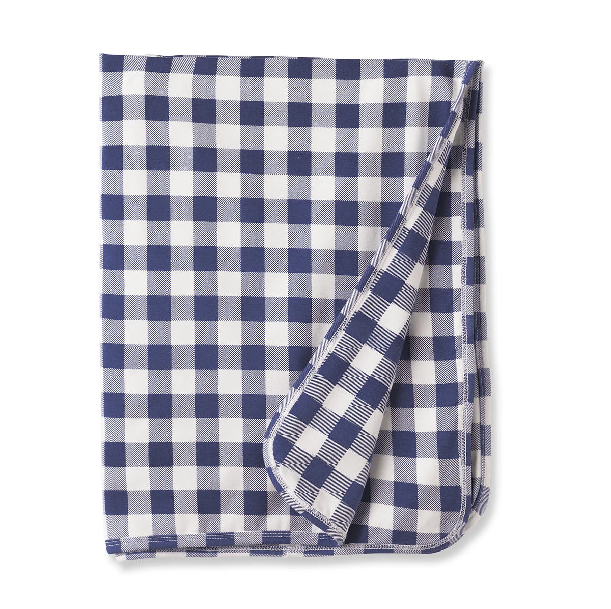 Homestead Plaid Stroller Blanket in refined plaid pattern by Tesa Babe