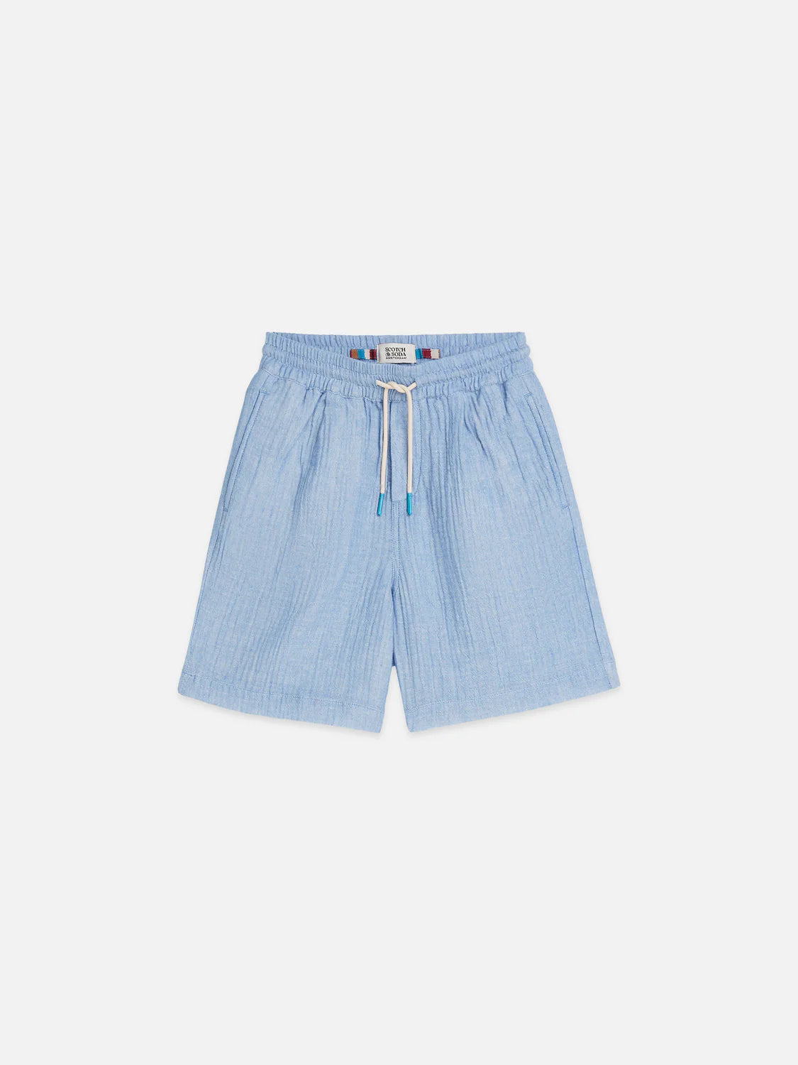 Cotton Chambray Shorts