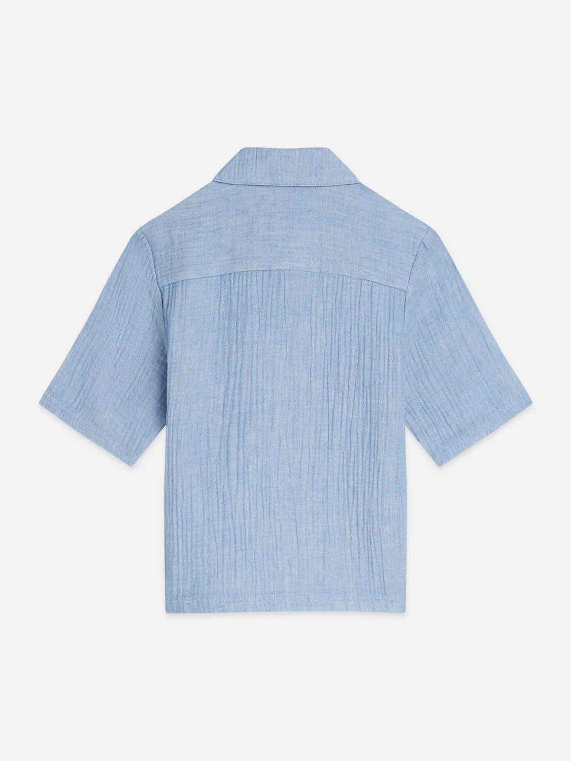 Cotton Chambray Short Sleeve Shirt