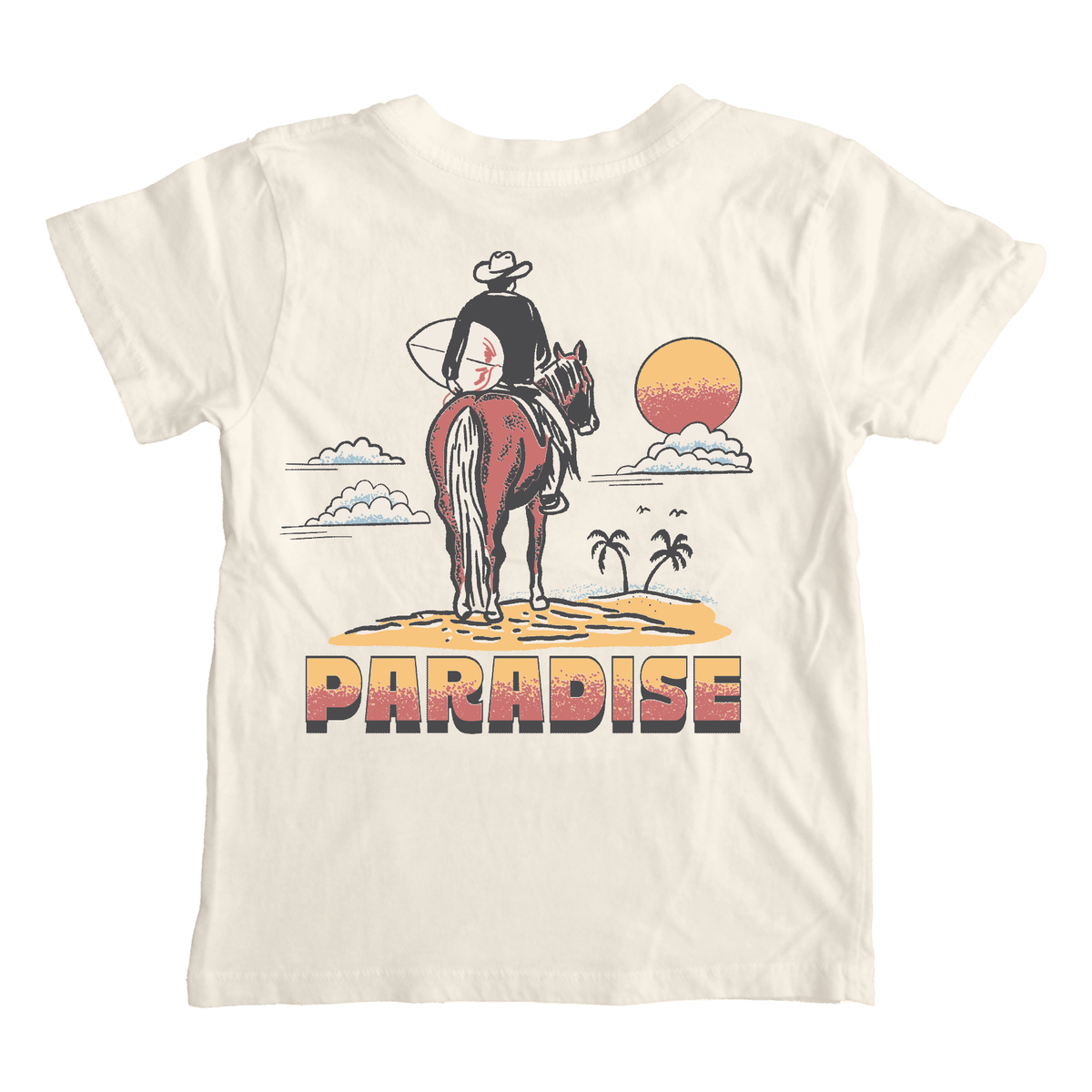 Paradise SS Tee-Natural