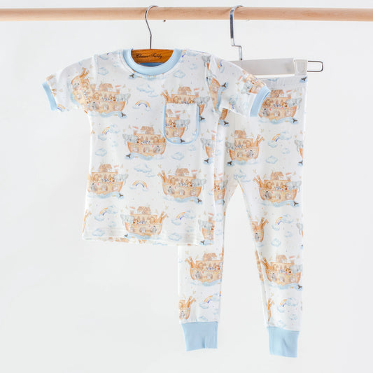 All Aboard Noah’s Ark Organic Cotton Pajamas