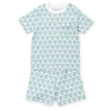 Load image into Gallery viewer, Charles Short Set - Tennis Crest Blue
