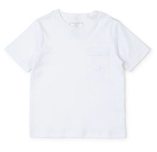Load image into Gallery viewer, Charles Pima Cotton Pocket T-Shirt - White
