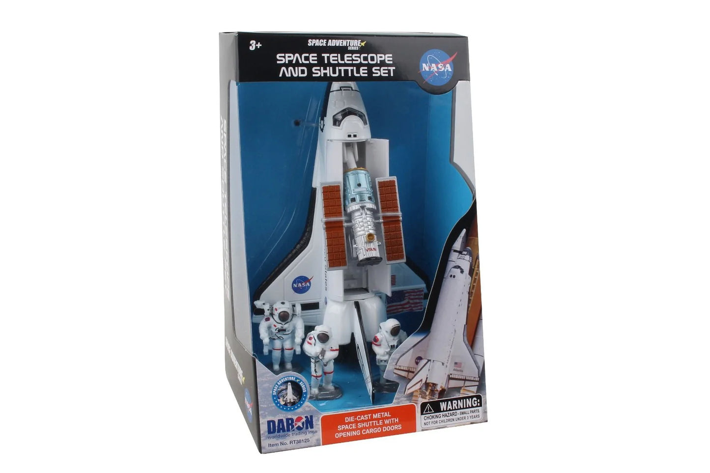 Daron Space Adventure Space Telescope and Shuttle Set with astronaut figures