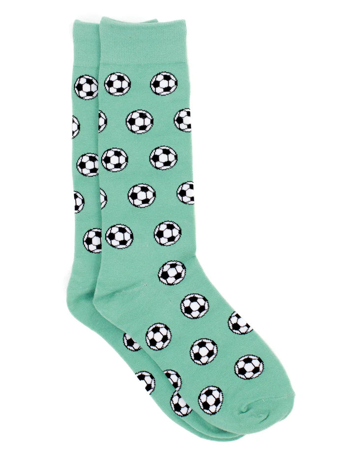 Lucky Duck soccer socks by Properly Tied in vibrant colors with refined pattern detail