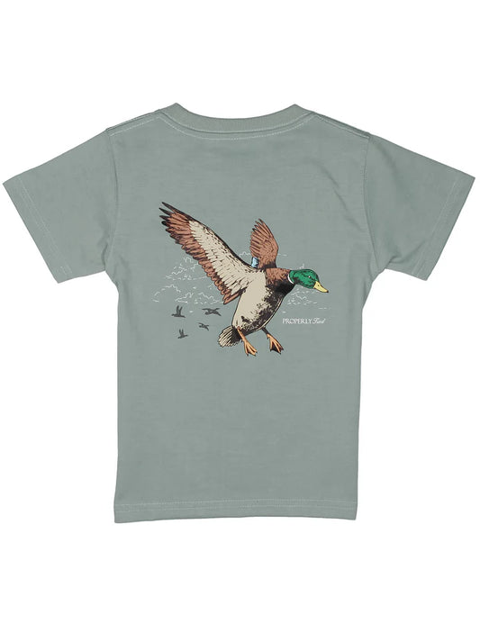Mallard Flight Pocket T-Shirt - Fog