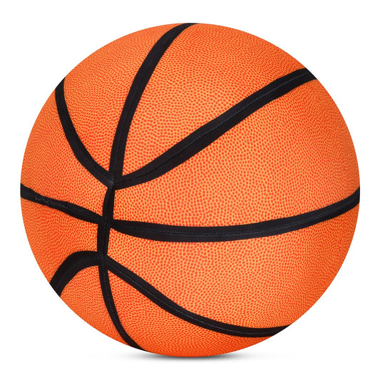 Basketball 3D Microbead Plush in classic basketball design, 12 inches, by Iscream