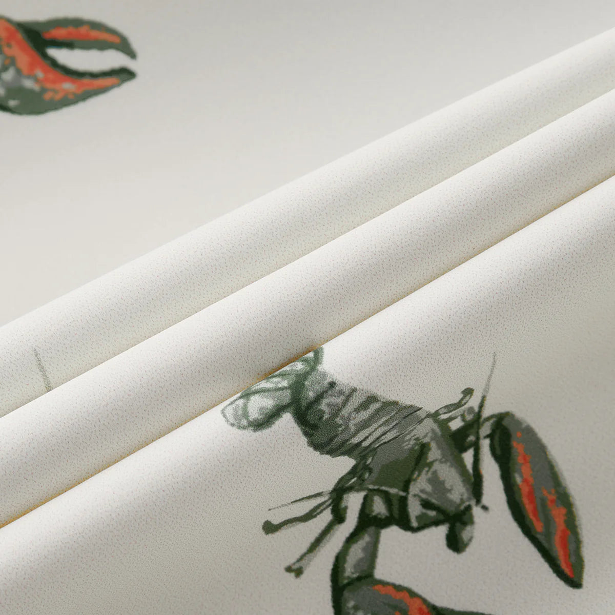 Long Sleeve Pocket Bib - Mint Lobster