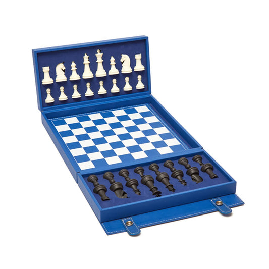 Bryson Backgammon and Chess Set - Navy