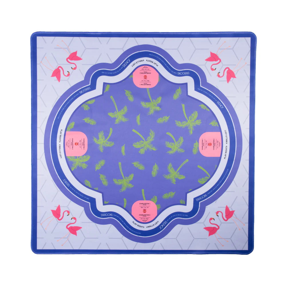 Flamingo Mahjong Mat - Purple