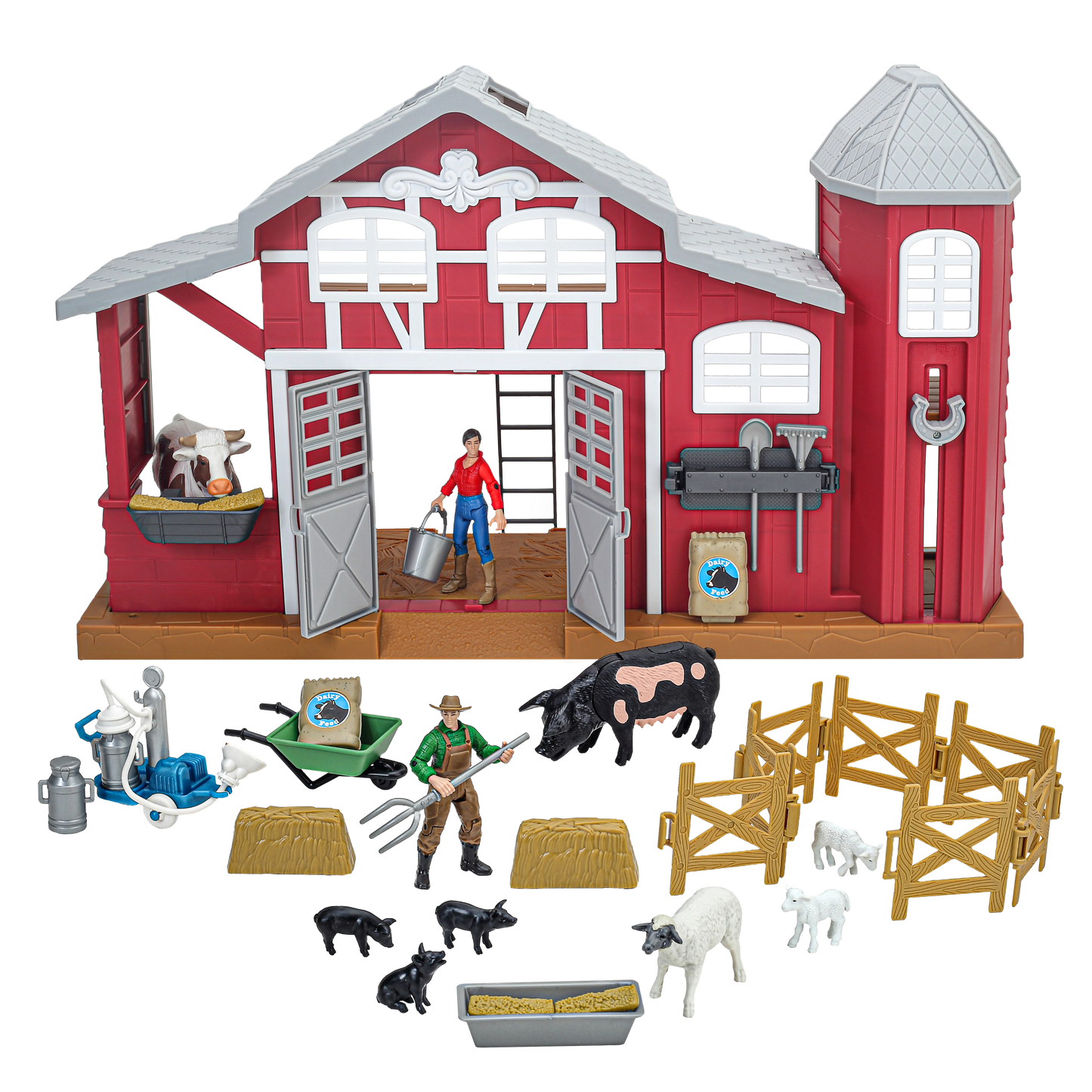 Big Country Adventures Dairy Barn Playset