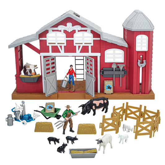Big Country Adventures Dairy Barn Playset