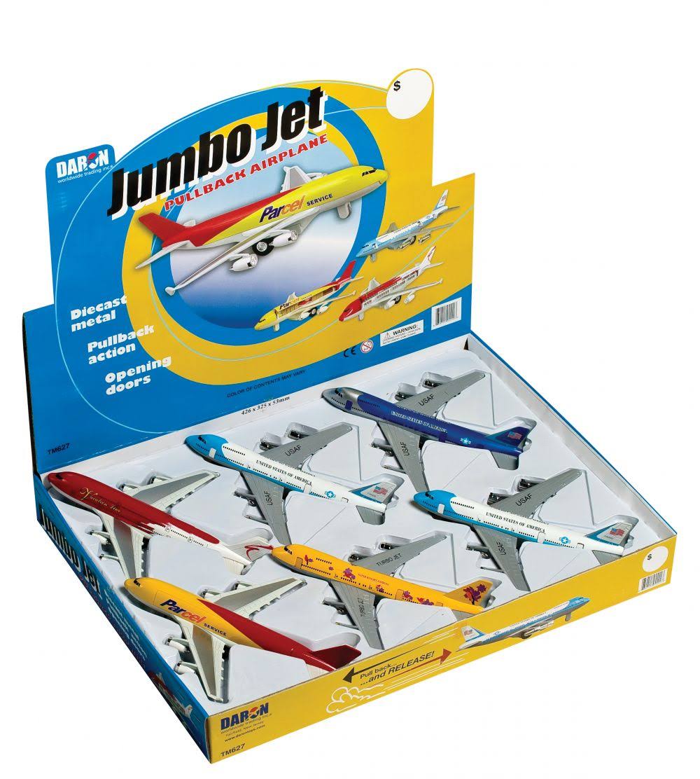 Jumbo Jet Pullback Toy