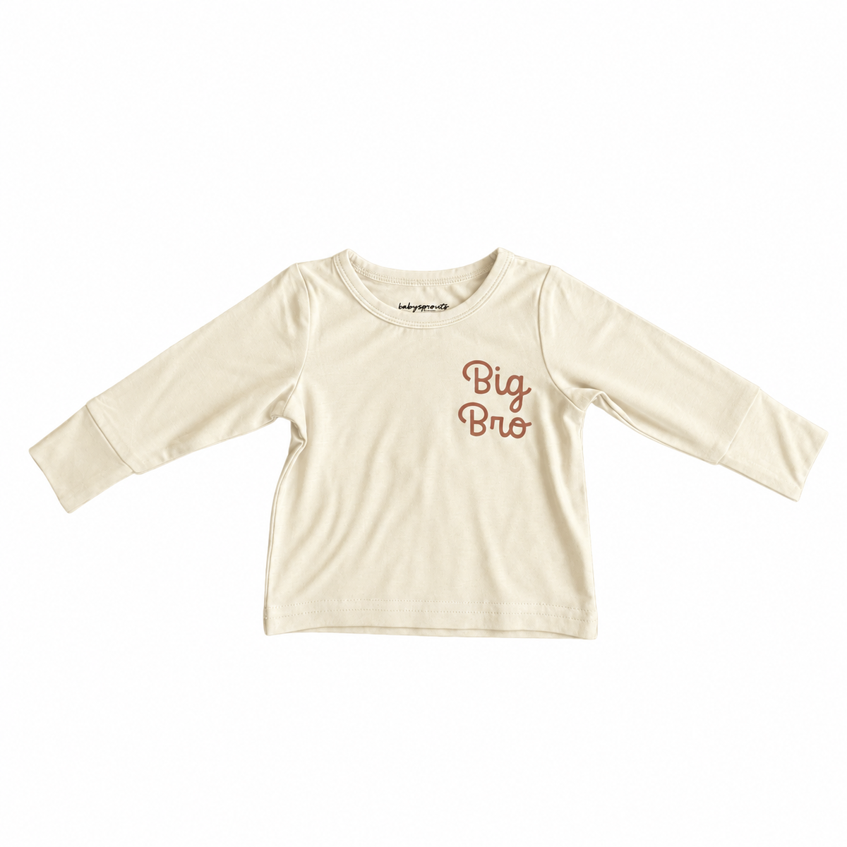 Big Bro Cream Long Sleeve Tee