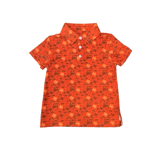 TX Camo Orange Polo