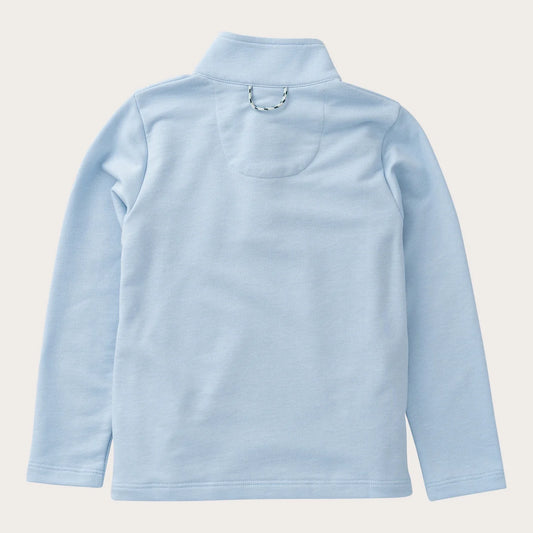Sporty Snap Pullover - Cashmere Blue