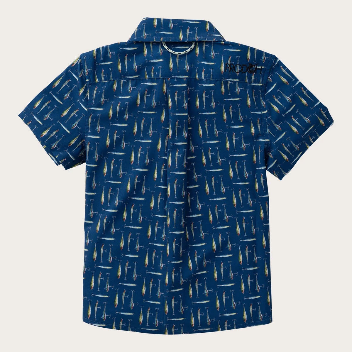 Short Sleeve Button Down - Fishing Lure