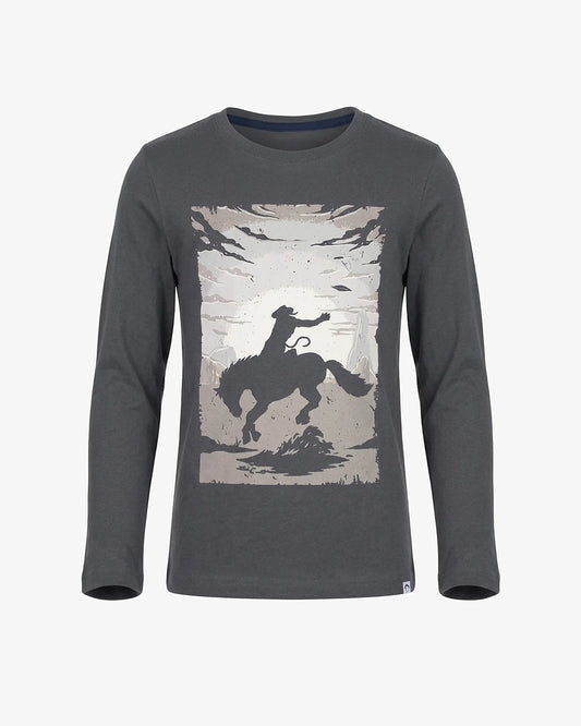 Vintage Cowboy Long Sleeve Graphic Tee
