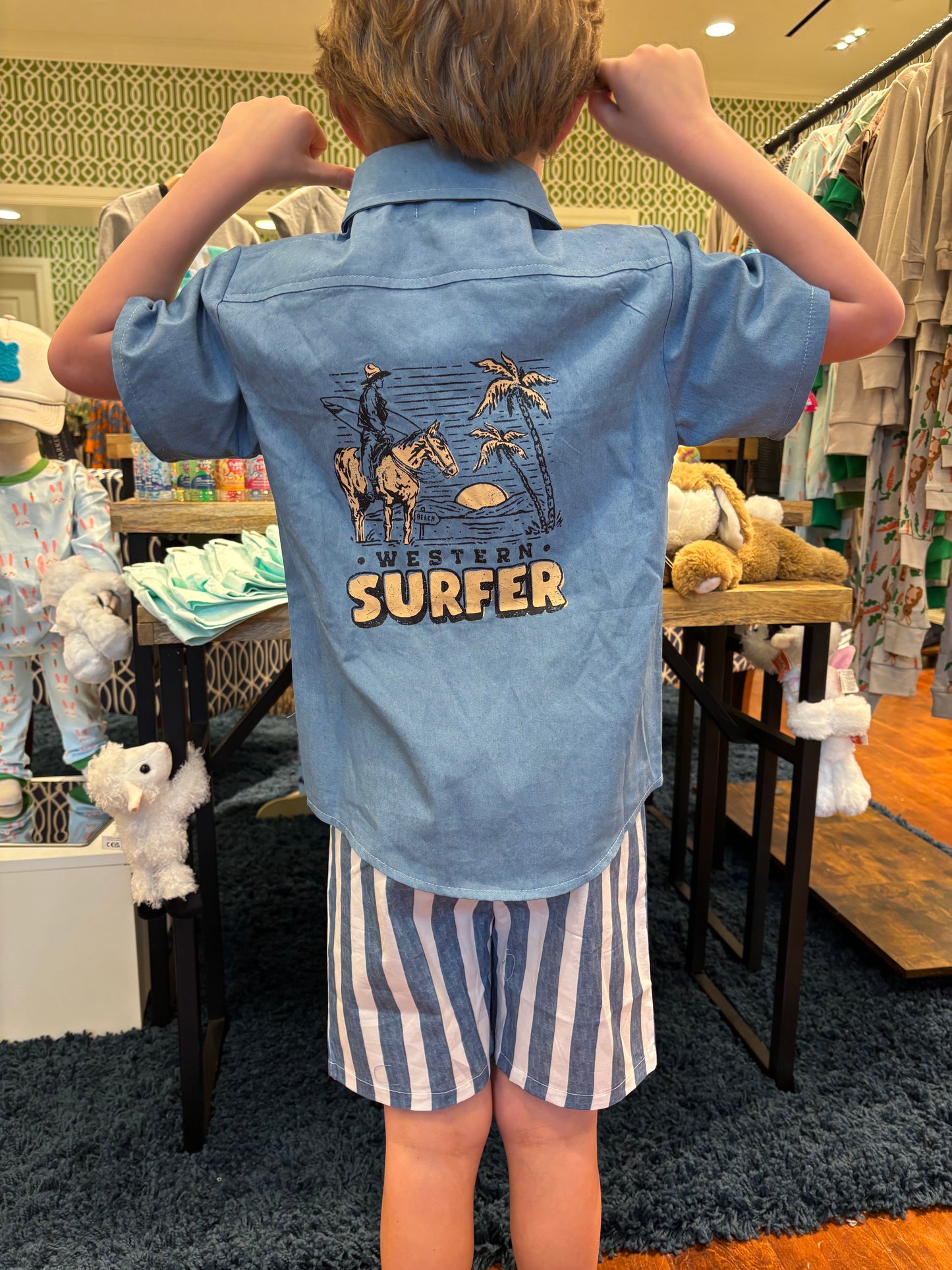 Jerry SS Button Up-Cowboy Surfer-Point Break