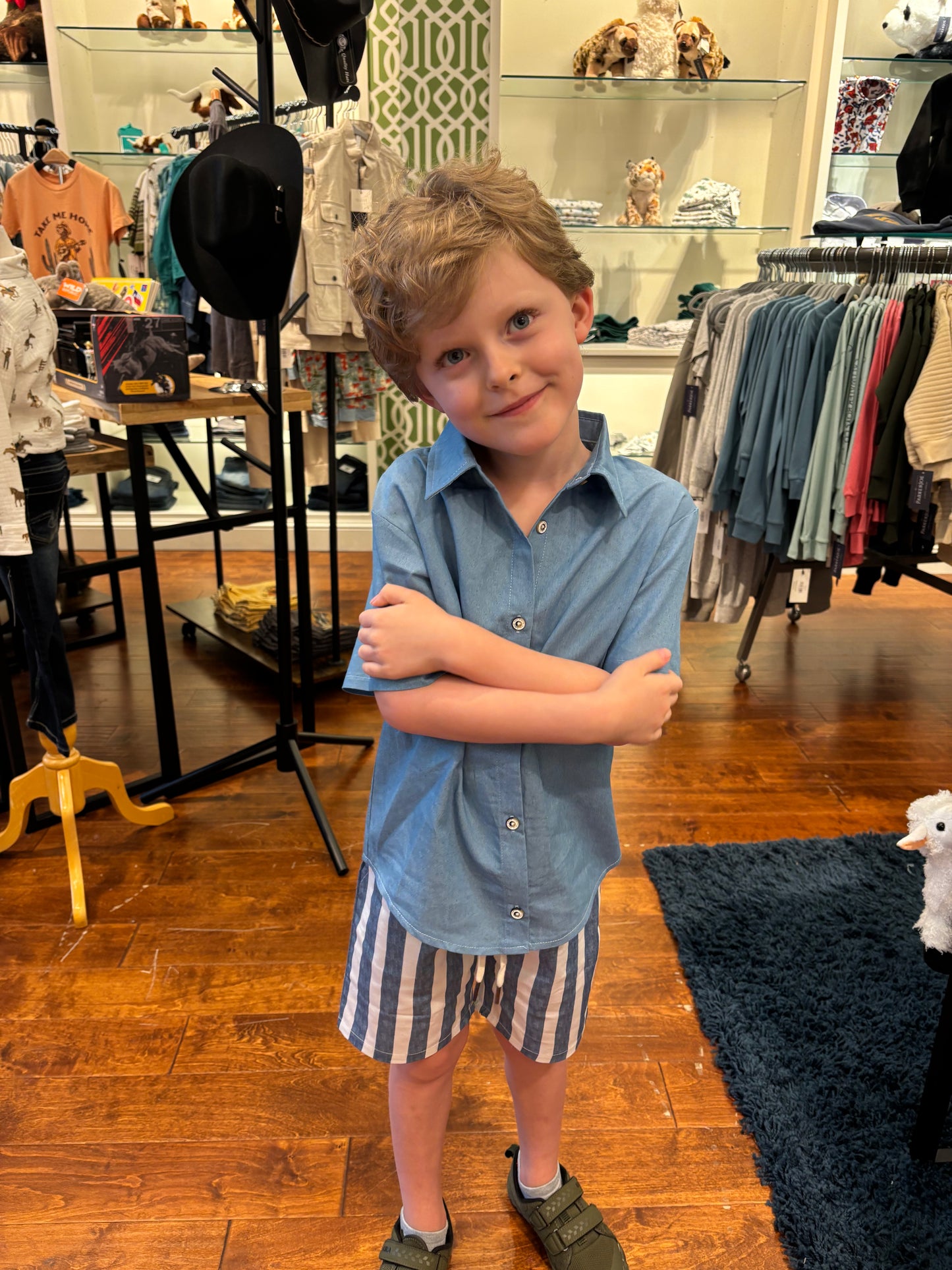 Jerry SS Button Up-Cowboy Surfer-Point Break