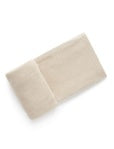 Purebaby Essentials Textured Blanket in organic cotton with ribbed trim border