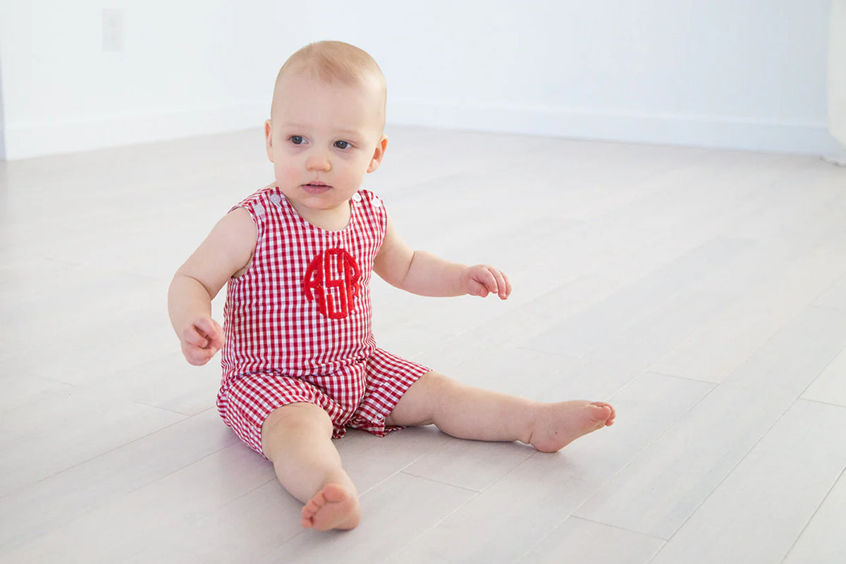 Gingham Jon Jon-Navy, Love that Cotton