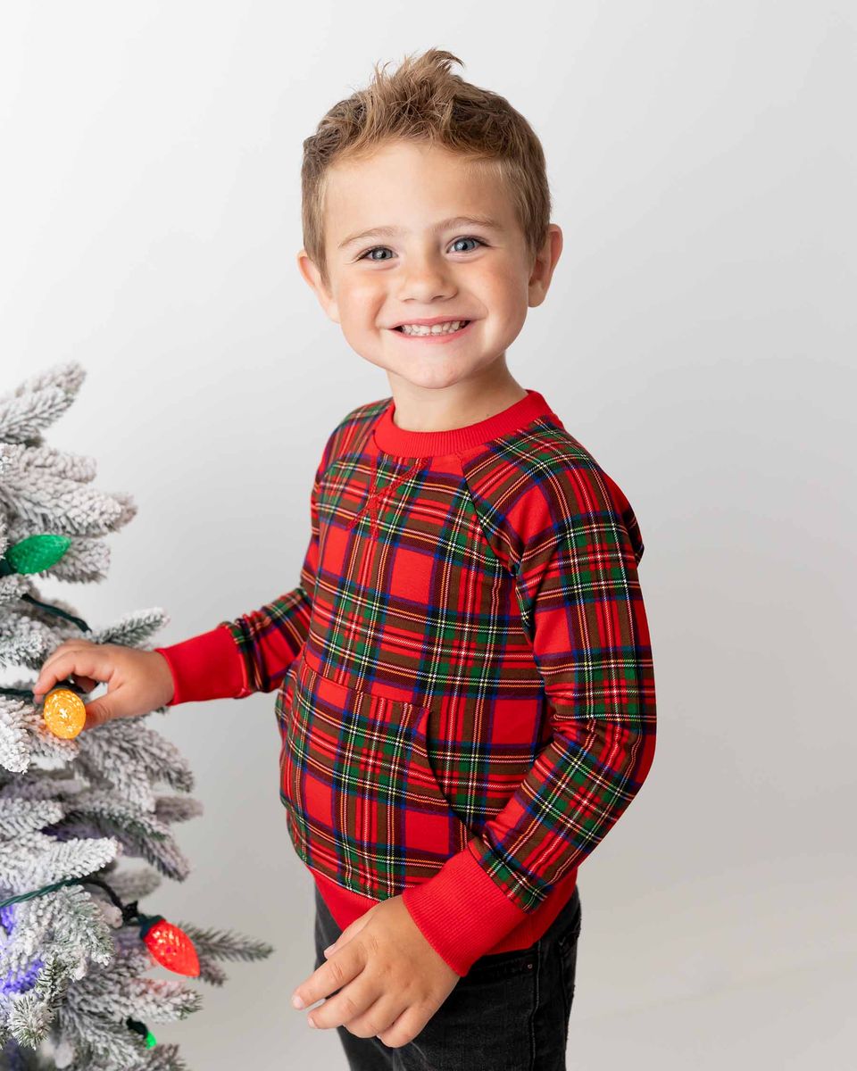 December Sweatshirt by Lev Baby, refined children's layering piece