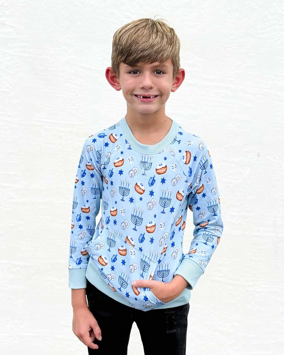 Zohar Sweatshirt by Lev Baby, refined children's sweatshirt in elevated design
