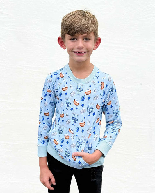 Zohar Sweatshirt by Lev Baby, refined children's sweatshirt in elevated design