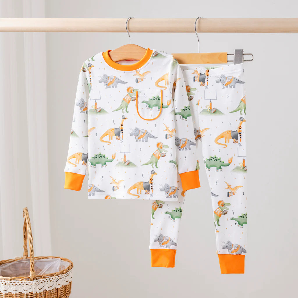 Dino All-Stars-2pc Long Sleeved, Pajama Sets-Nola TawK