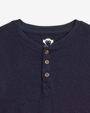Load image into Gallery viewer, Craftsman Thermal Henley, Navy Blue Appaman
