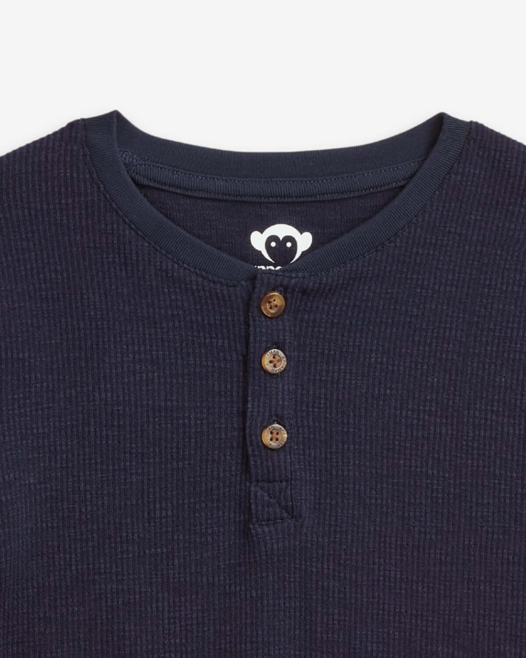 Craftsman Thermal Henley, Navy Blue Appaman