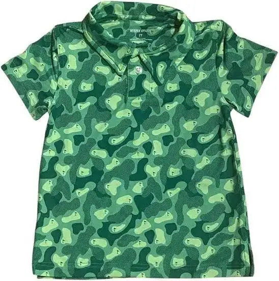 Meripex Men's Green Golf Camo polo in soft breathable fabric, elevated casual sportswear