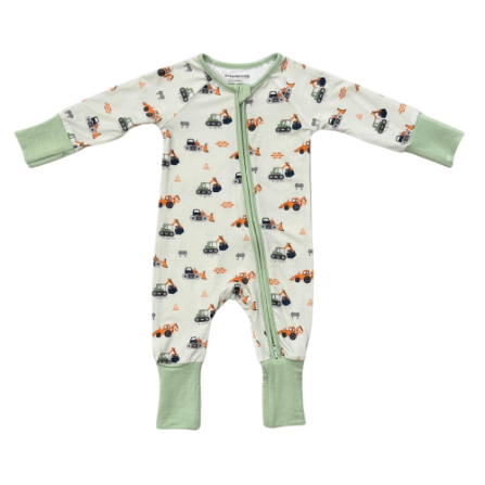 Long Sleeve Zip Romper-Baby Sprouts