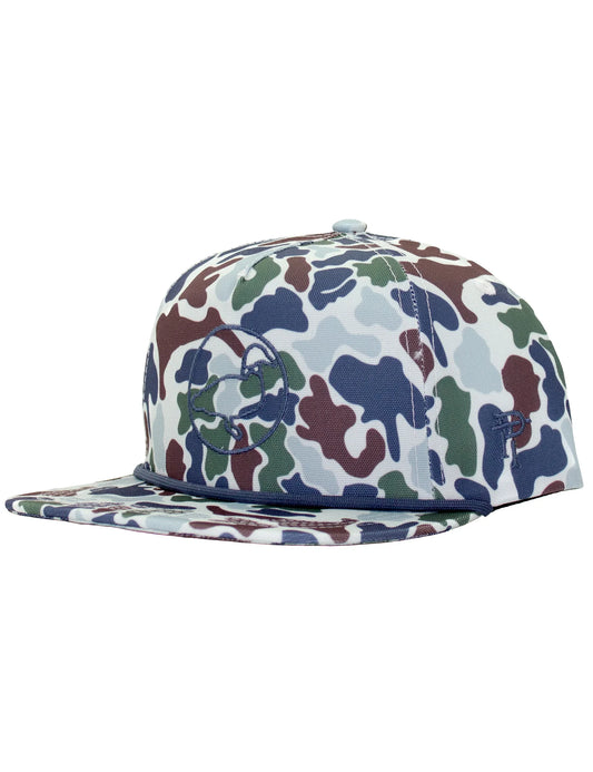 Terra camo rope hat by Properly Tied, sportsman style in neutral earth tones